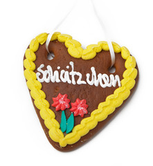 Herz aus Pfefferkuchen