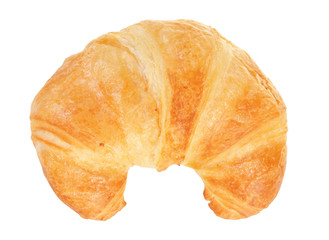 Croissant isolated on white background