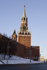 Moscow Kremlin.  Spasskaya tower