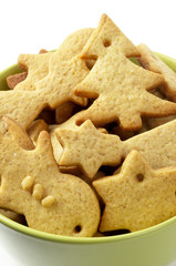 Christmas ginger butter cookies