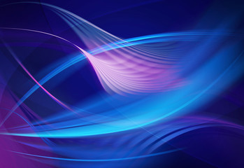 Abstract Blue Happy