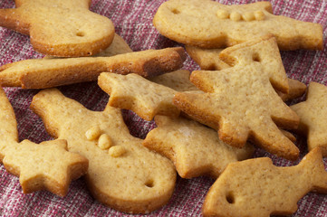 Christmas ginger butter cookies