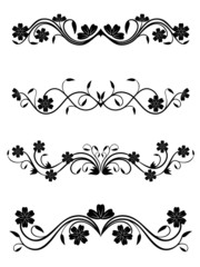 Vintage floral decorations