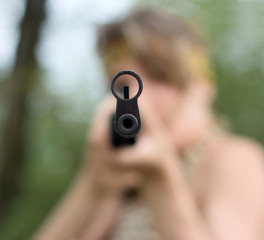Front sight gun