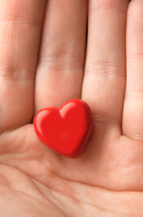 Fototapeta premium Heart in hand.