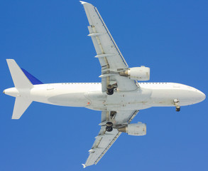 Plane in the sky