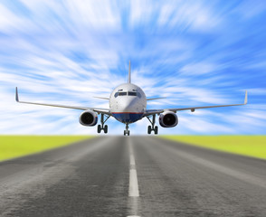Plane in the sky
