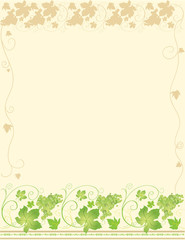 Obraz premium Frame with grape