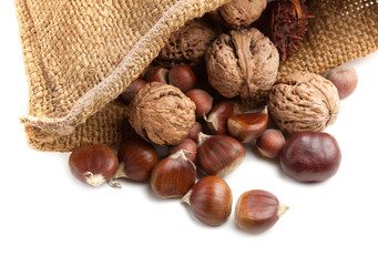 Chestnuts, walnuts and hazelnuts