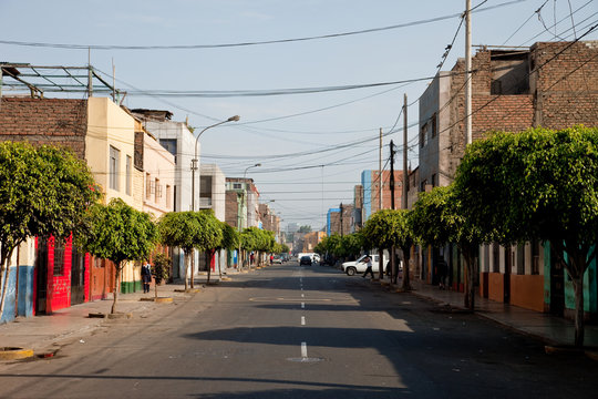 Straße in Surquillo, Lima, Peru