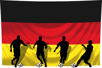 Soccer- Fussball WM Team Deutschland