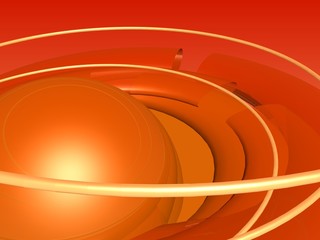 orange abstract