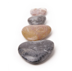 Kieselsteine in Herzform