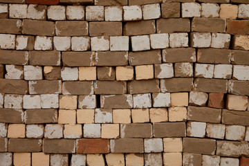 Obraz premium Ziegelsteine Struktur