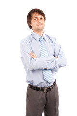 Handsome young businessman