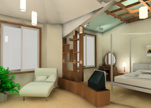 a snug bedroom design proposal