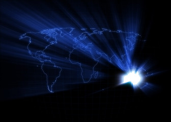 World Map - Australia