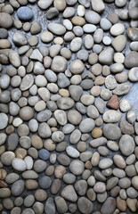 abstract background with round peeble stones.