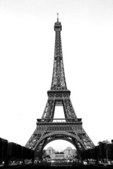 Fototapeta na wymiar paris w czerni i bieli