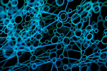 Computer genereted abstract network