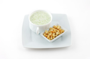 Soup from crackers
