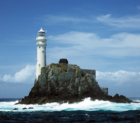 Fototapeta na wymiar Latarnia morska, Fastnet Rock, County Cork, Irlandia