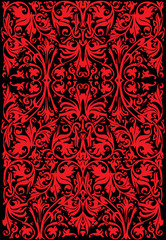 red abstract vertical background