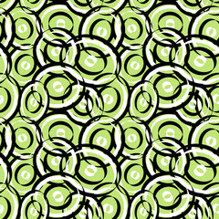 Retro seamless circle background