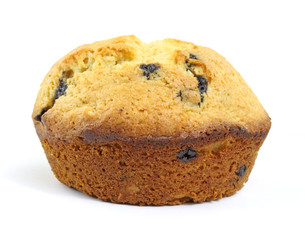 Single blueberry muffin