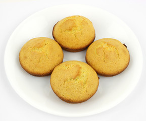 Home baked corn muffins