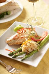 Chicken breast dinner