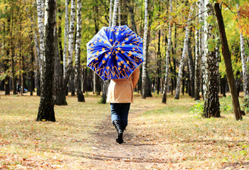 Girl with umbrella
