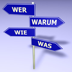 Wer - Warum - Wie - Was ???
