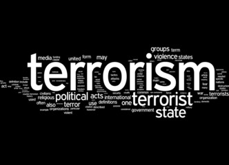 Terrorism (Abstract Text Wallpaper)