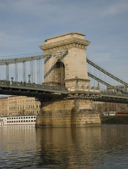 Obraz premium Chain Bridge at Budapest, Hungary