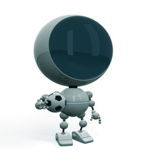 Robot football player