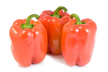 Three red pepper