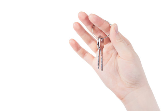 hand holding keys