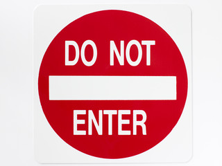 Do Not Enter Sign