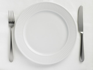 Overhead View Of Place Setting