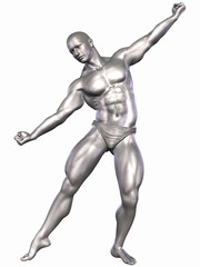 Silver Bodybuilder