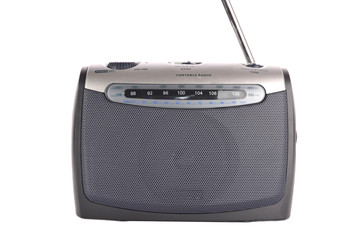 retro  grey radio