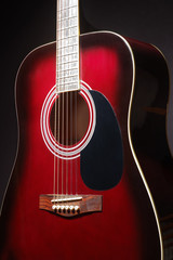 Obraz na płótnie Canvas Acoustic classical guitar