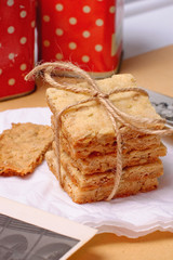 Crunchy biscuits