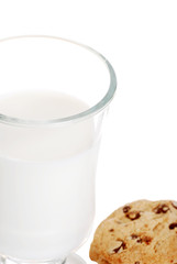 Closeup Glass Of Milk