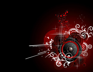 vector music illustration