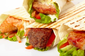 tortilla with vegetables