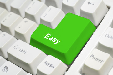 Colored key with a message