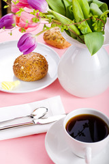 pink breakfast