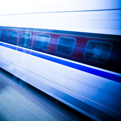 train motion blur